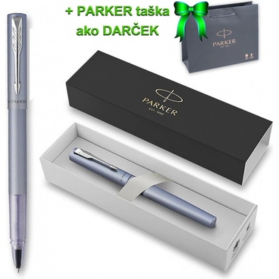 Parker 1502/2459775 Royal Vector XL Silver Blue roller