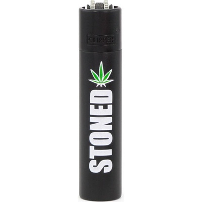 Clipper Metal Lighter STONED Black