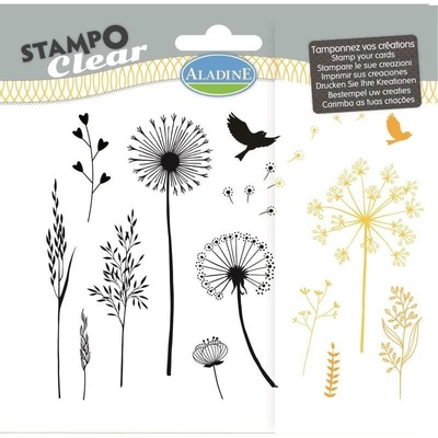 Aladine Razítka gelová Stampo Clear Tráva – Zboží Mobilmania