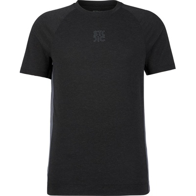 Stoic Мъжка фланелка с къс ръкав за колоездене Stoic PerformanceMerino LofsdalenSt. MTB S/S Cycling jersey - Black / Black - размер XL (056-4036-0114)