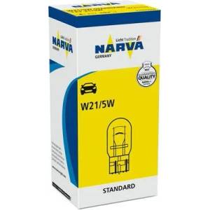 NARVA Крушка за кола W21/5W, 12V, T20, W3x16d, Wedge Globes Stop