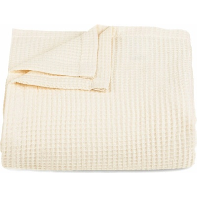 Artek 92 Ltd. Bavlněný vaflový přehoz krémová 220X230 – Hledejceny.cz