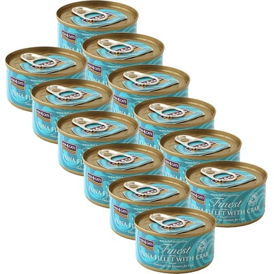 Fish4Dogs Fish4cats Най-добра риба тон и раци 12 x 70 г