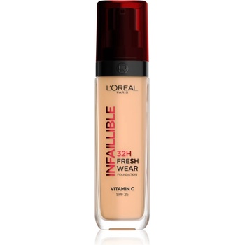 L'Oréal Infaillible 32H Fresh Wear дълготраен течен фон дьо тен цвят 200 WARM DORE 30ml