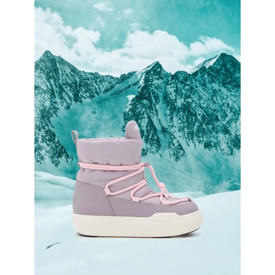 Moon Boot Jr Park Lace Mid Světle Fialové