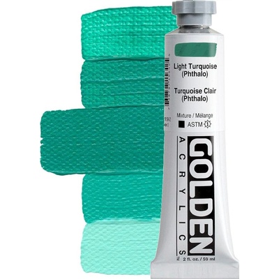 Golden Artist Colors Heavy Body АКРИЛНА боя Light Turquoise (Phthalo) 59 ml 1 бр (0001564-2)