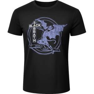 NNM мъжка тениска Black Sabbath - World Tour 1977 - Black - 52195500