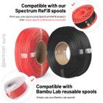 Spectrum 81352 Refill 3D нишка, PET-G Premium, 1, 75mm, 1000g, Тъмносив (Dark grey) (81352)