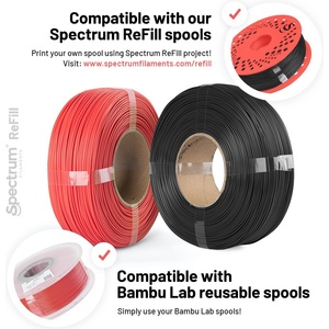 Spectrum 81352 Refill 3D нишка, PET-G Premium, 1, 75mm, 1000g, Тъмносив (Dark grey) (81352)