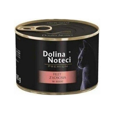 DOLINA NOTECI Premium pre mačky filet z lososa v omáčke 12 x 185 g