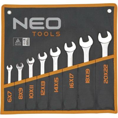 NEO Tools Kľúčematicové otvorené 6-22 mm 8 ks 09-851