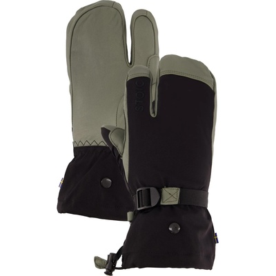 Stoic Детски ръкавици Stoic Kid's Wool NalluSt. 3 Finger Gloves - Black / Dark Olive - размер 5 (EU) (202-5483-0213)