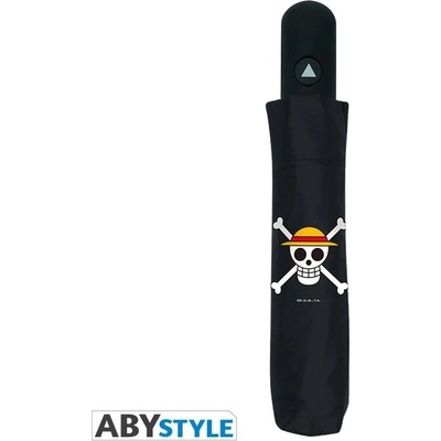 One Piece Pirates deštník skládací černý