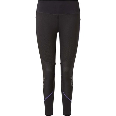 OMM Дамски клин за бягане OMM Women's Flash Winter Tights Running tights - Black / Purple - размер XS (127-0453-0111)