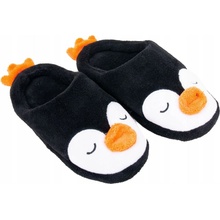 YO!club papuče tučniaky čierne teplé