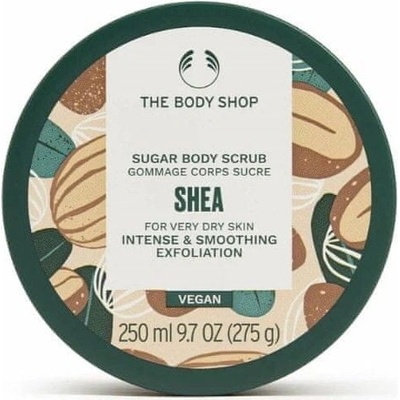 The Body Shop tělový peeling pro velmi suchou pokožku Shea 250 ml)