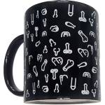 Чаша с пениси, стилен и забавен подарък - Penis Mug Black 370ml (D-244776)