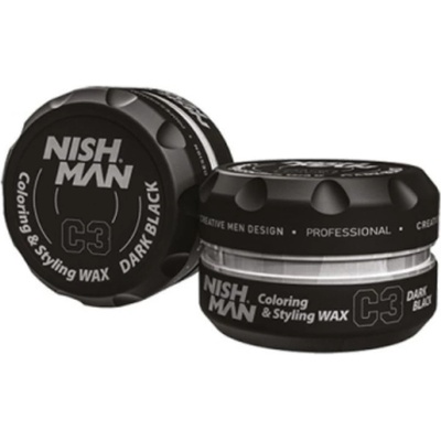 Nishman Hair Coloring Wax C3 Black 100 ml