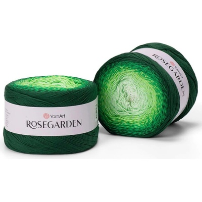 Yarn Art Rosegarden 319 variace zelené