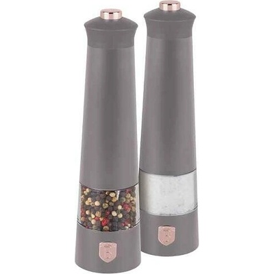 Mlýnek na pepř a sůl BERLINGERHAUS BH-9544 Taupe Collection, elektrický, 2 ks