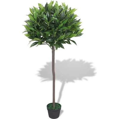 Umělá rostlina vavřín s květináčem 125 cm zelený
