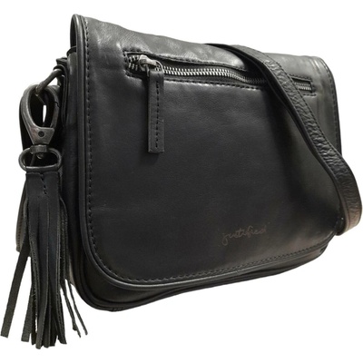 Justified dámská kožená crossbody 12.134100 black černá