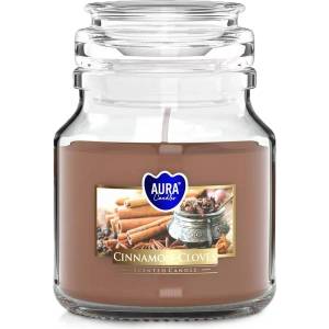 BISPOL Ароматна свещ Bispol Aura - Cinnamon And Cloves, 120 g (snd71-374)