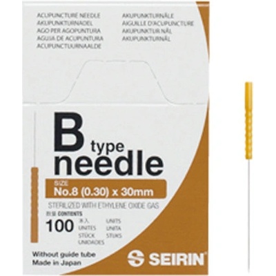Seirin Akupunkturní jehly Japonsko B-type 8/0,30×50 mm