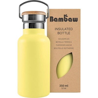 Bambaw Nerezová termoska 350 ml Yellow Beam