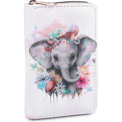 Dámská / dívčí peněženka slon 1 šedá světlá