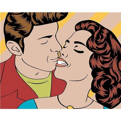 zuty Malování podle čísel Romantická duše 50 x 40 cm vypnuté plátno na rám