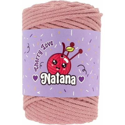 Natana Cherry Love 5mm špagát na háčkovanie 38 staroružová