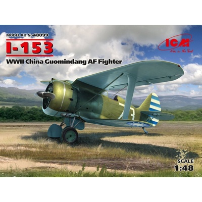 ICM Polikarpov I-153 Chaika China Guomindang AF Fighter 1:48