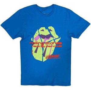 The Rolling Stones Hackney Diamonds Neon Tongue Blue M Риза (RSTS240MBL02)
