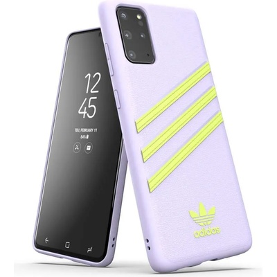 Adidas Originals Moulded Case - кожен кейс за Samsung Galaxy S20 Plus (лилав)