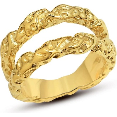 Ornamenti Pozlacený prstýnek Mystic gold ORT300021