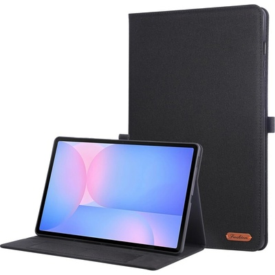 Vsetkonamobil 110322 FABRIC Zaklápací kryt pre Samsung Galaxy Tab S10 FE+ čierny