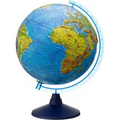 Alaysky's 25 cm RELIEF Cable - Free Globe Physical / Political with Led EN
