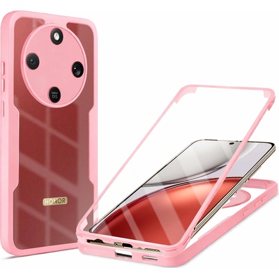 Techsuit Калъф за Honor Magic8 Lite - Techsuit ColorVerse 360 Series + Протектор - Розов