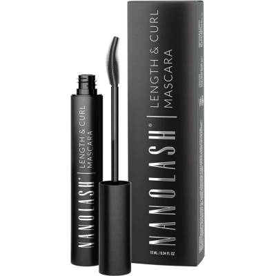 Nanolash Lashcode Mascara řasenka pro prodloužení a natočení řas Black 10 ml