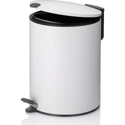 Kela Кош за отпадъци с педал KELA Mats 5л, бял (1524)