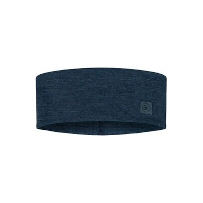 Buff Merino Wide Headband tmavě modrá
