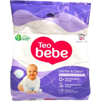 Teo bebe прах за бебешко дрехи, Лавандула, 20 пранета, 1.50кг