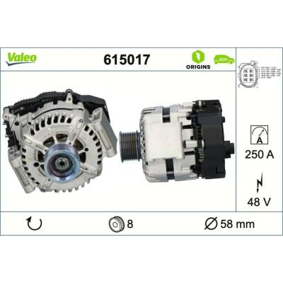 Generátor startéru VALEO 615017