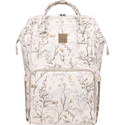 KikkaBoo batoh Siena Luxe Secret Garden Beige – Sleviste.cz