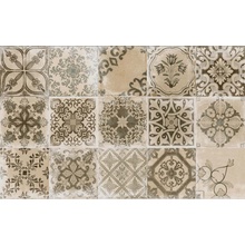 Kai Group Capri Beige Patchwork, dekorativní béžový, matný, 25 x 40 x 0,8 cm 1,2m²