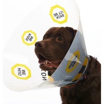 Kruuse Buster Design Collar Plastový ochranný límec s potiskem pro psy 20 cm