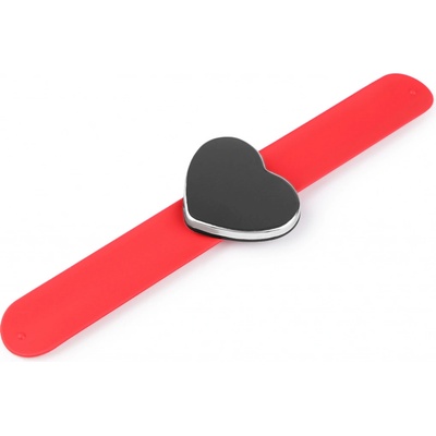 Magnetický jehelníček na ruku - srdce Barva: Červená