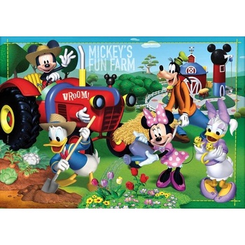 Clementoni Mickey Mouse Mickeyho veselá farma 104 dílků