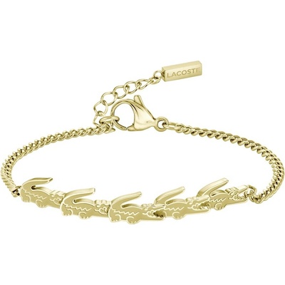 Lacoste Štýlový pozlátený náramok pre ženy Crocodile 2040510